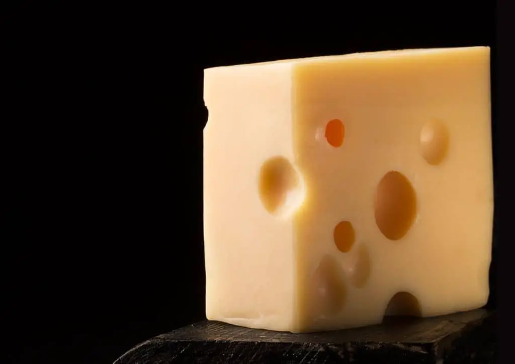 L'emmental, un des fromages utilisés dans la fondue