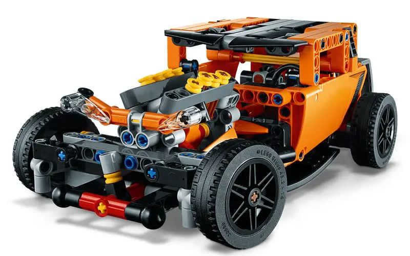 La réplique de Hot Rod, l'autre voiture Lego du kit 2 en 1