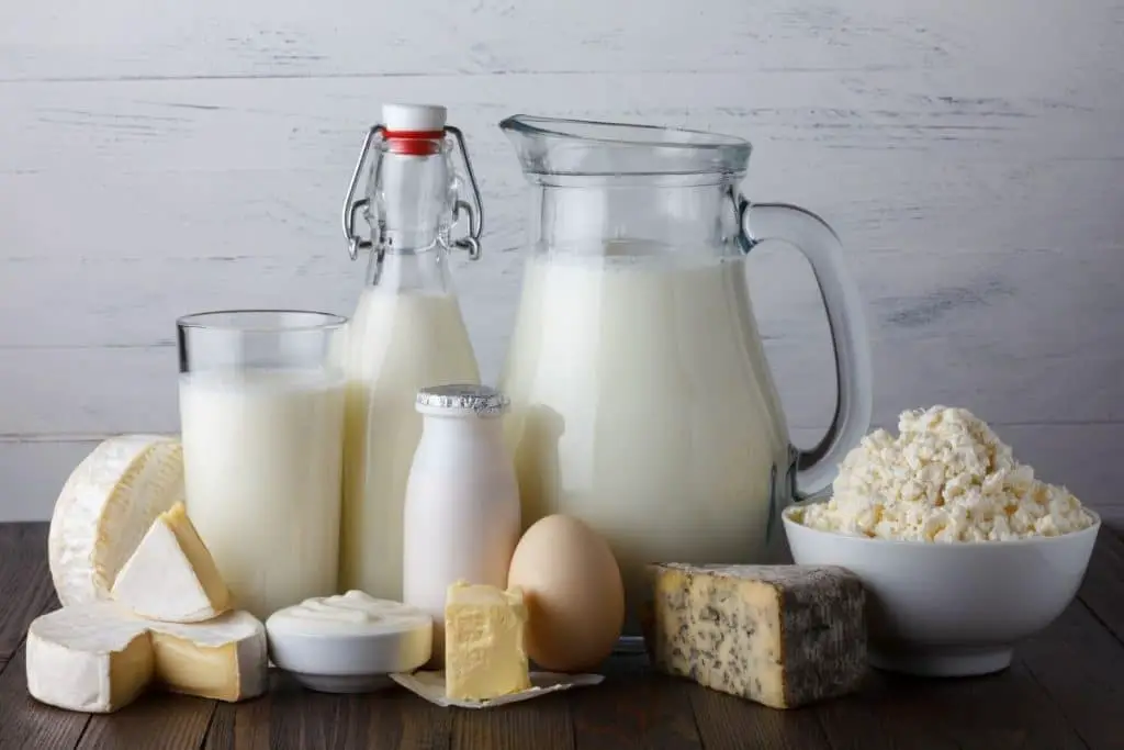 Produits laitiers riche en calcium