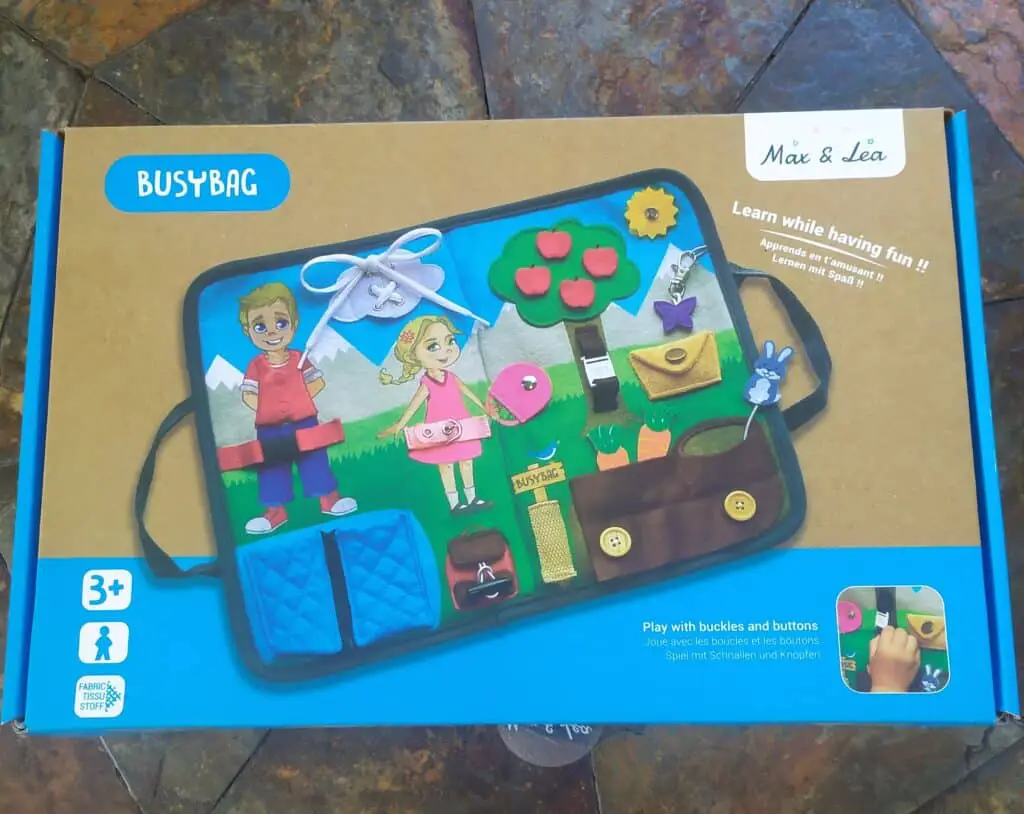 Le Busybag de Max et Léa : Avis sur cette valise d'activités