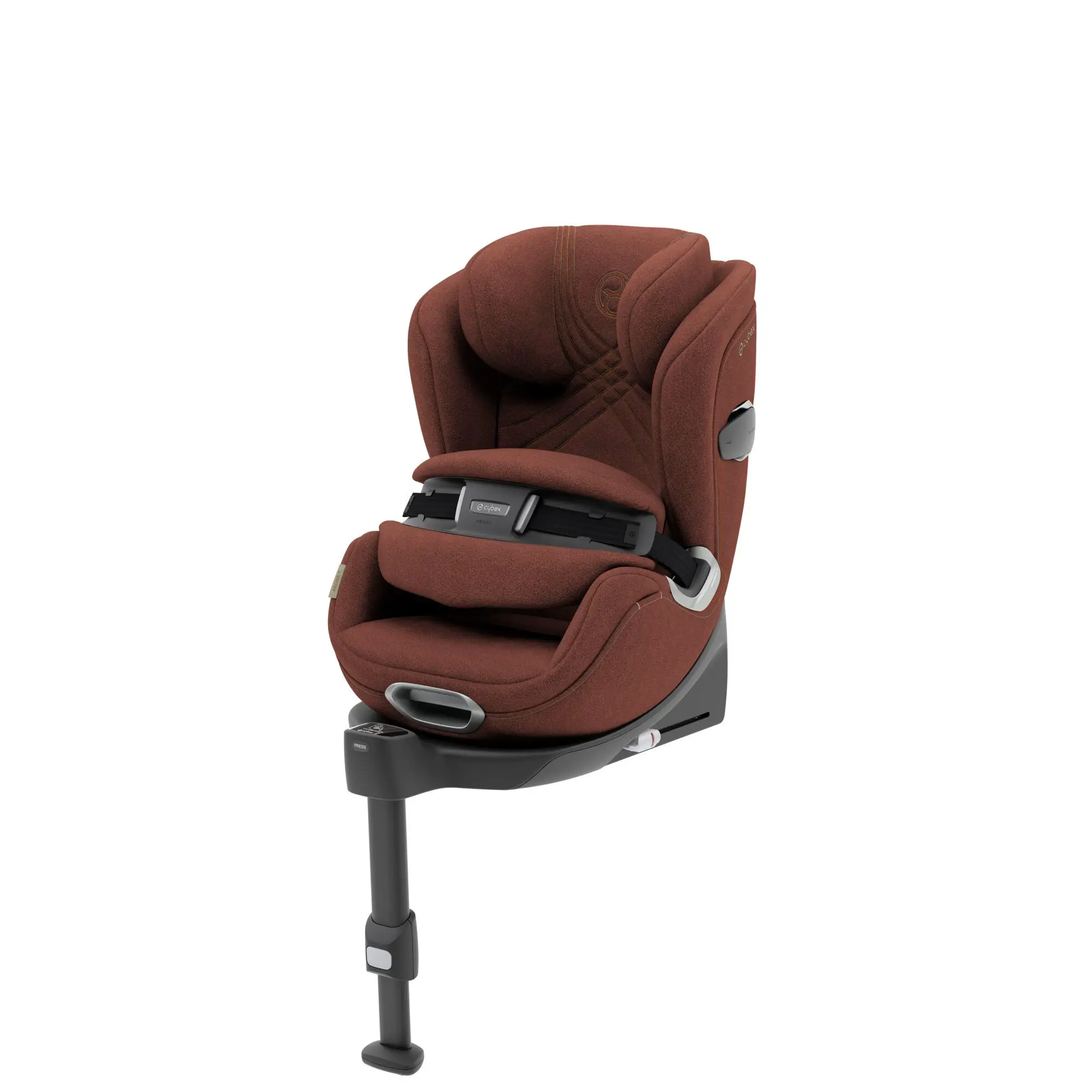 siège auto Anoris T i-Size de la marque Cybex avec bouclier et airbag intégré.