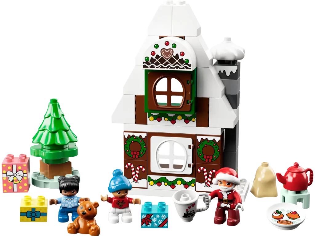La maison en pain d'épices du Père Noël de LEGO DUPLO