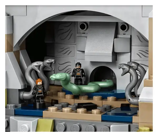 La chambre des serpents du Lego Château de Poudlard