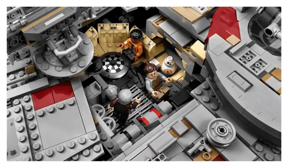Cockpit du LEGO Star Wars UCS Millennium Falcon