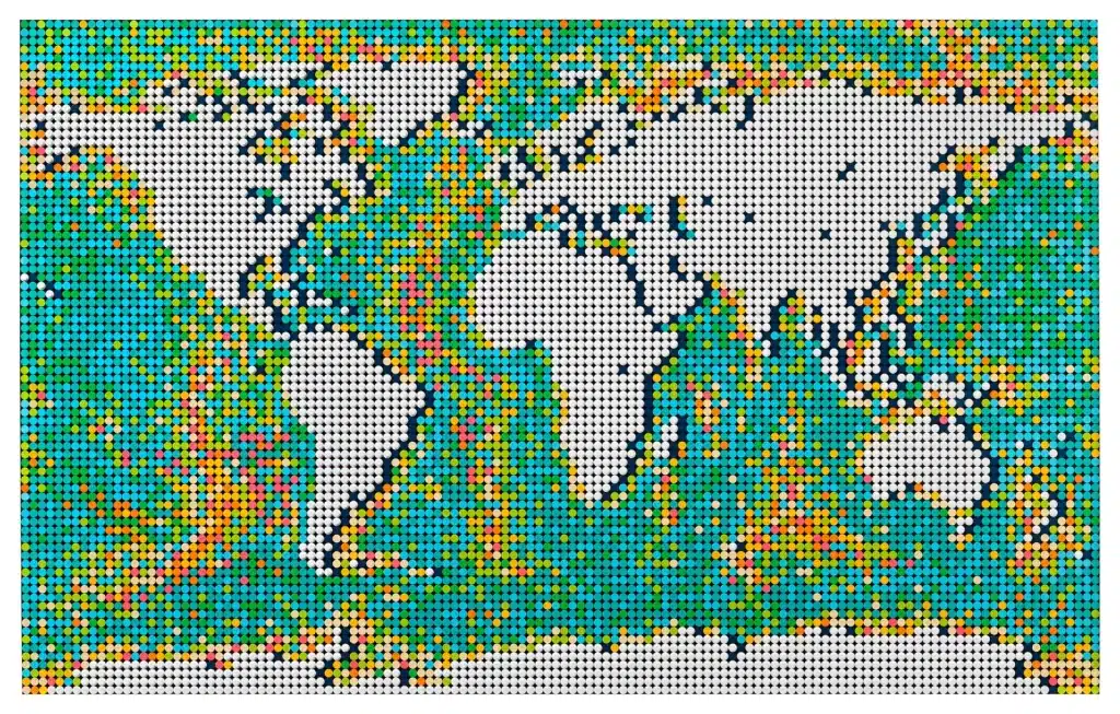 Lego Carte du monde